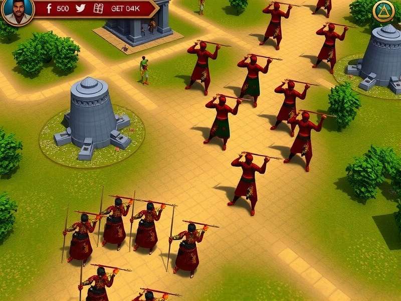 Goan Glory Keepers battle scene with Indian-inspired warriors