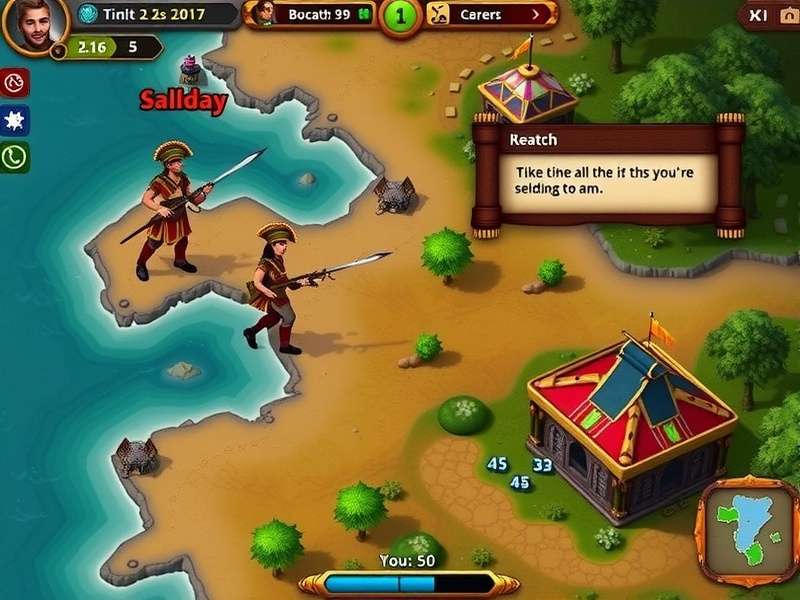 Goan Glory Keepers gameplay screenshot showing strategic map view